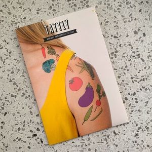 LAST CHANCE Tattly veggie temporary tattoos